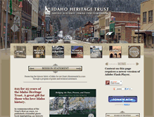 Tablet Screenshot of idahoheritage.org